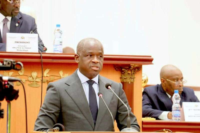 Hermann Immongault, vice-président du gouvernement gabonais