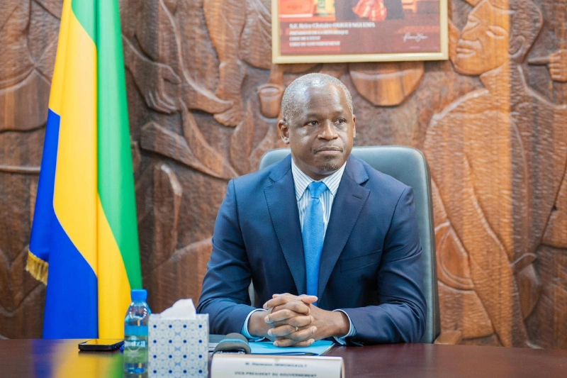 Hermann Immongault, vice-président du gouvernement gabonais
