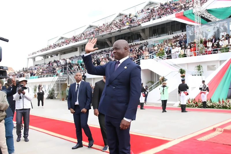 Hermann Immongault, vice-président du gouvernement gabonais à Madagascar