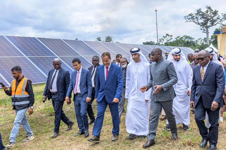 Inauguration de la Centrale solaire d'Ayeme-Plaine