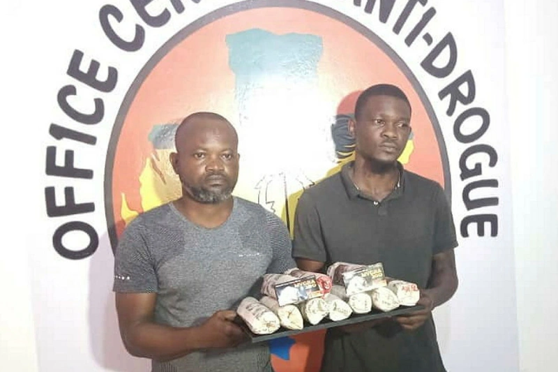 Jacques Moubila Mabounda, alias Claver, et Brévia Koumba, présumés trafiquants de stupéfiants