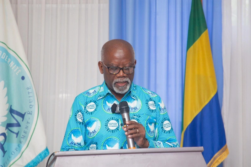 Jean-Robert Goulongana, président par intérim du Rassemblement pour la patrie et la modernité (RPM)