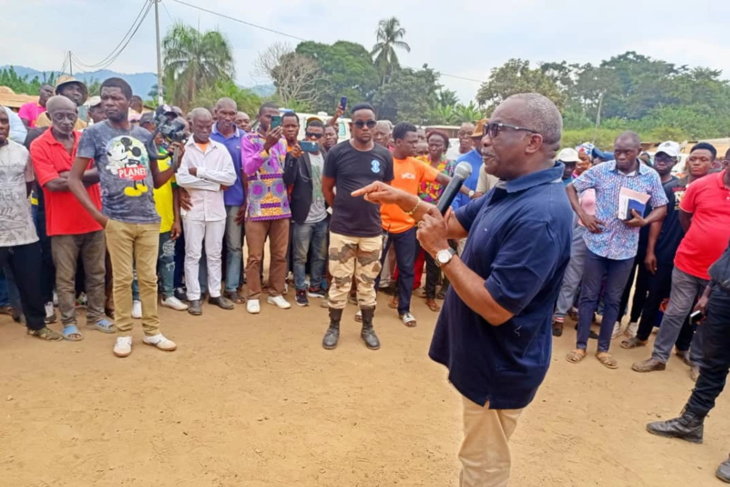 Jonathan Ignoumba, lors d’une sortie dans la Nyanga. 