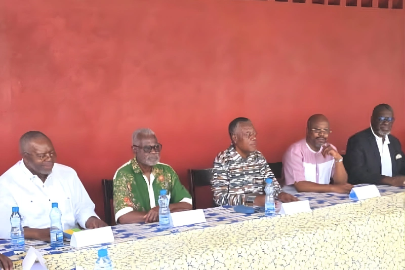 Leaders des partis de l'opposition au Gabon