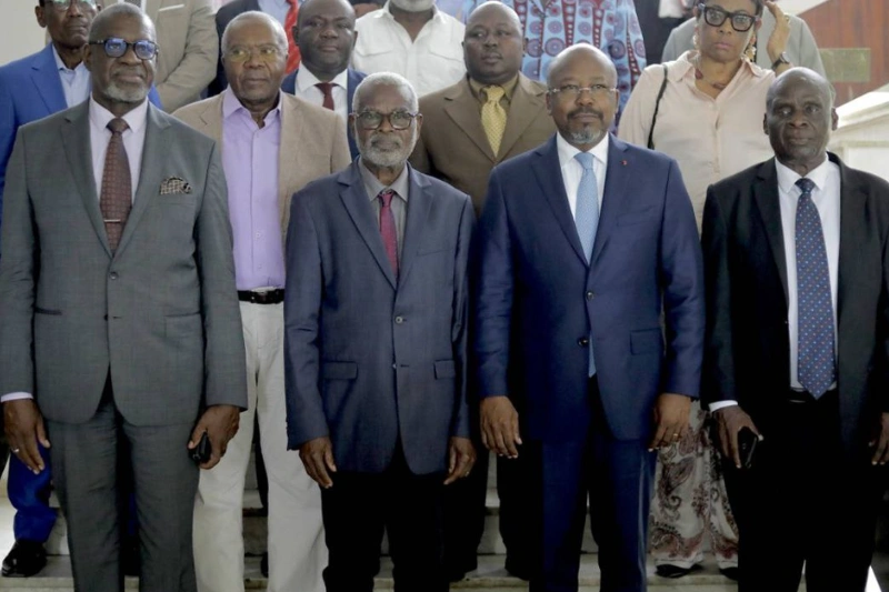 Des leaders des partis politiques de l’opposition lors d’une récente sortie