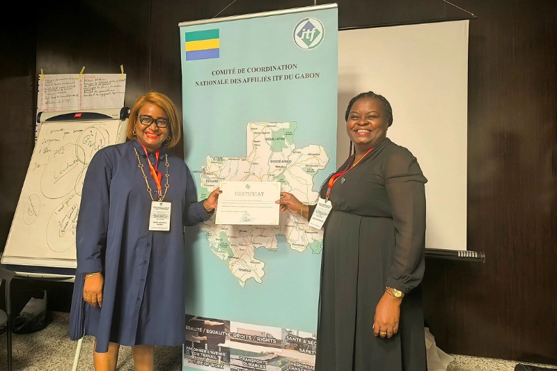 L'ITF : des recommandations pour relancer l'action syndicale au Gabon