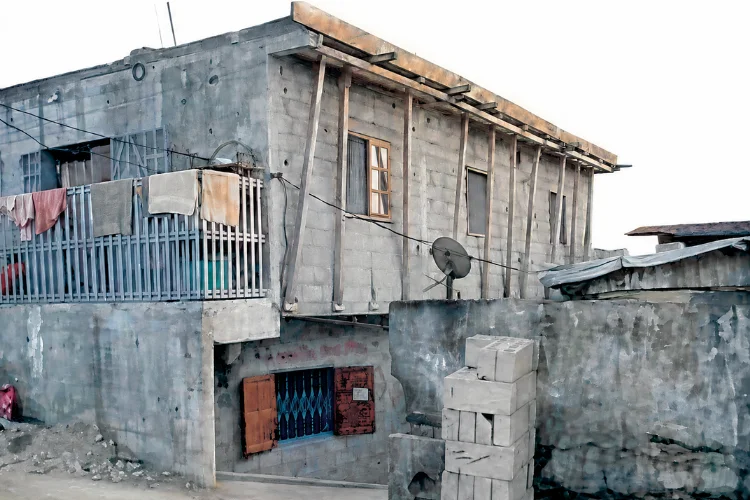 L’une des maison visitée par le promoteur immobilier présumé véreux.