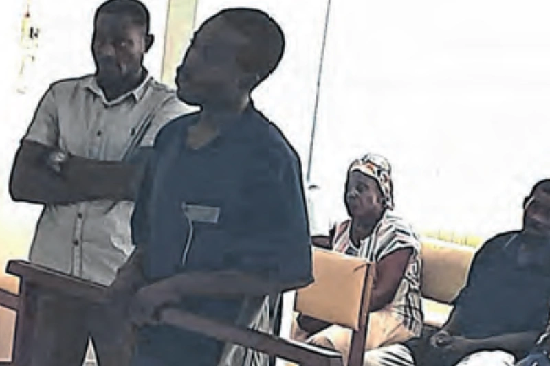 Médérick Menie M’Ondo à la faveur de sa comparution devant le juge