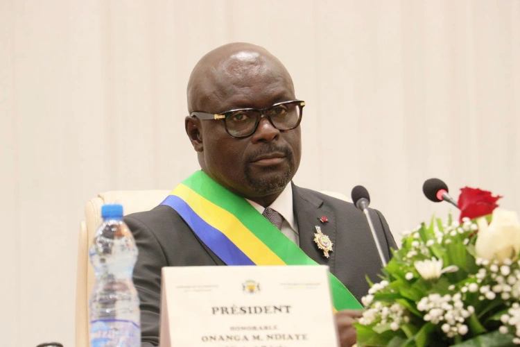 Michel Régis Onanga Ndiaye, président de l'Assemblée nationale