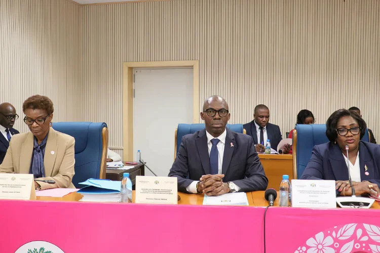 Les ministres de la Planification (G) et du Budget (D), lors de leur audition à l’Assemblée nationale.