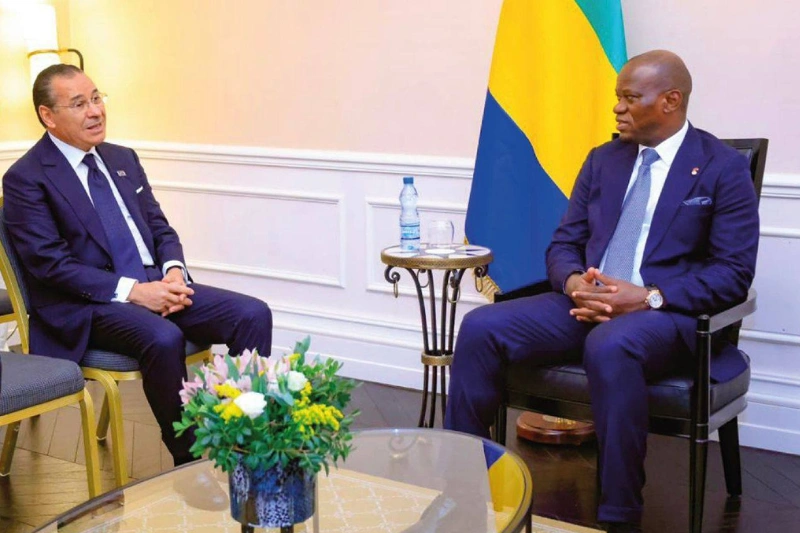 Oligui Nguema s’entretient avec les responsables de GKSD Investment Holding