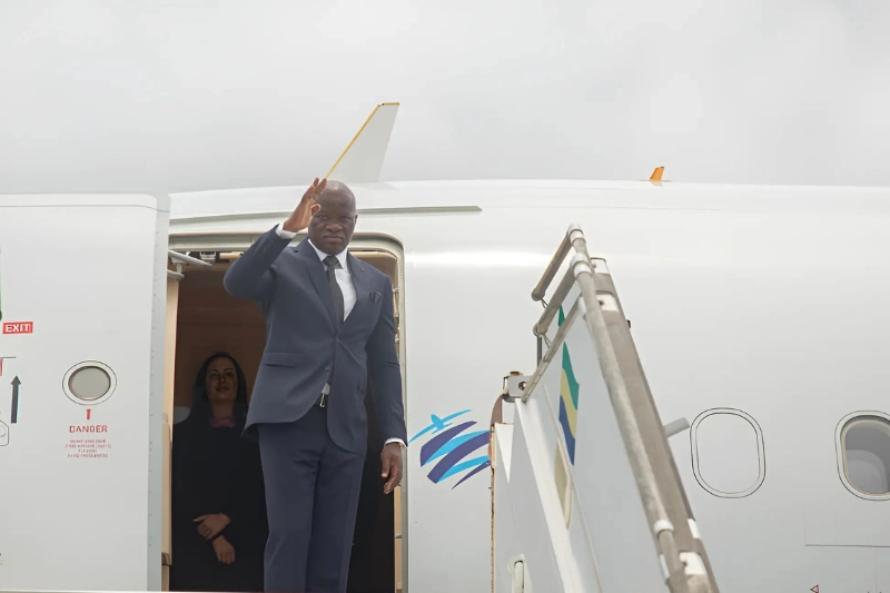 Le président de la République Brice Clotaire Oligui Nguema