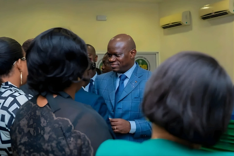 le président fondateur de l’Union démocratique des bâtisseurs (UDB), Brice Clotaire Oligui Nguema