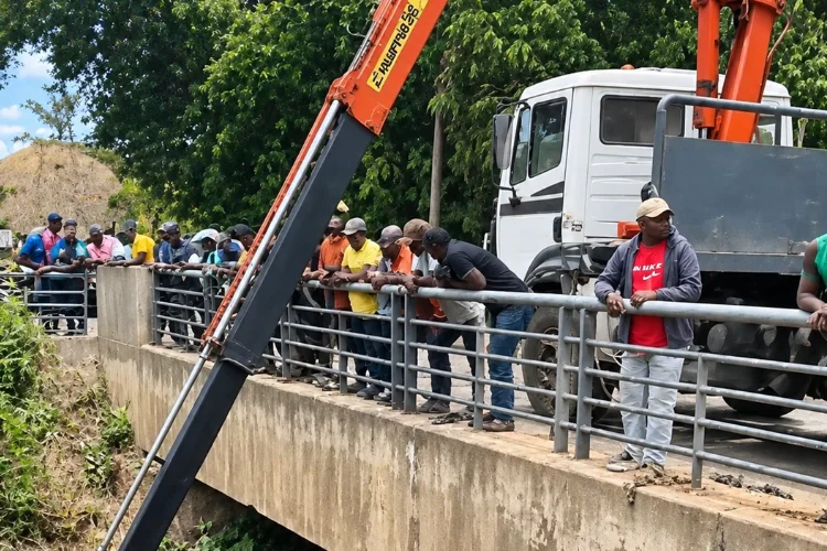 Une phase des opérations de secours.