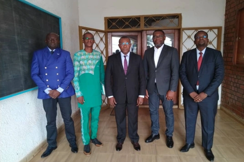 La délégation gabonaise de l’OGA au cinquantenaire de l’ONAC à Yaoundé.