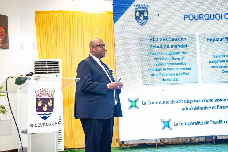 Pascal Houangni Ambouroue, Maire de port-gentil