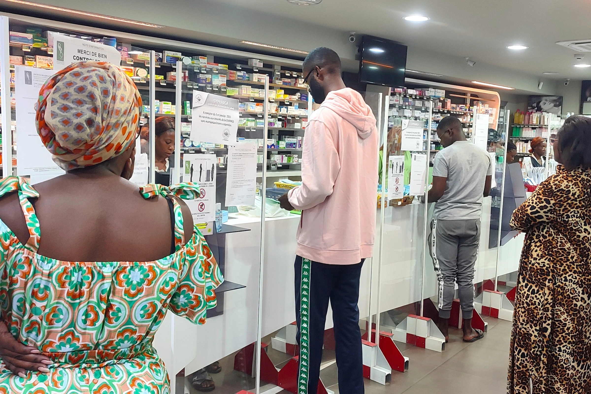 Vue sur une pharmacie