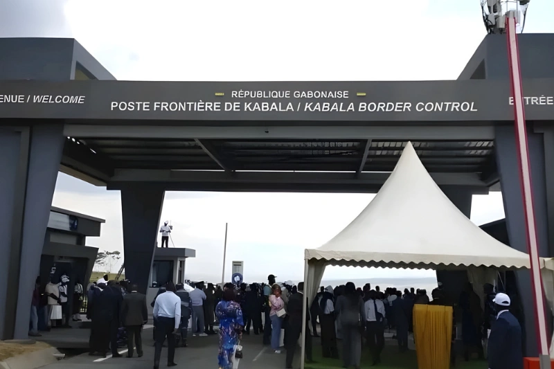 Immigration : Hermann Immongault inaugure le poste frontalier moderne de Kabala
