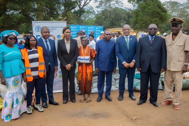 Lébamba : la FAO renforce l’agriculture de la Ngounié avec de nouveaux équipements