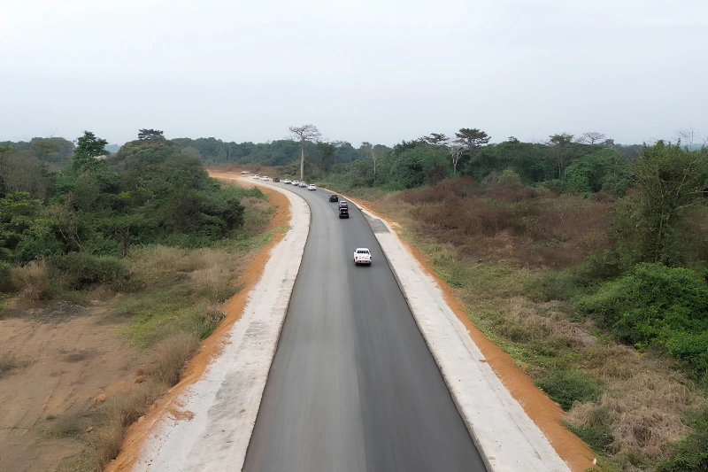 La route Ndendé-Doussala réalisée à près de 50 %