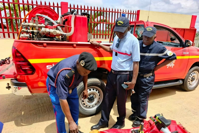Makokou et Tchibanga : célébration de la Journée internationale des sapeurs-pompiers