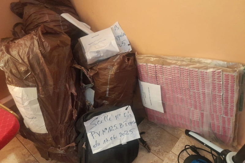 Scellés de drogue du haut-ogooué