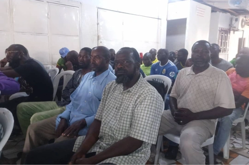 Une vue des transporteurs pendant l’assemblée générale