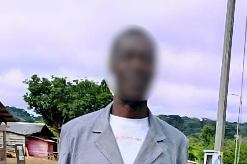 Sylvain Ovono Zogo, chef de village