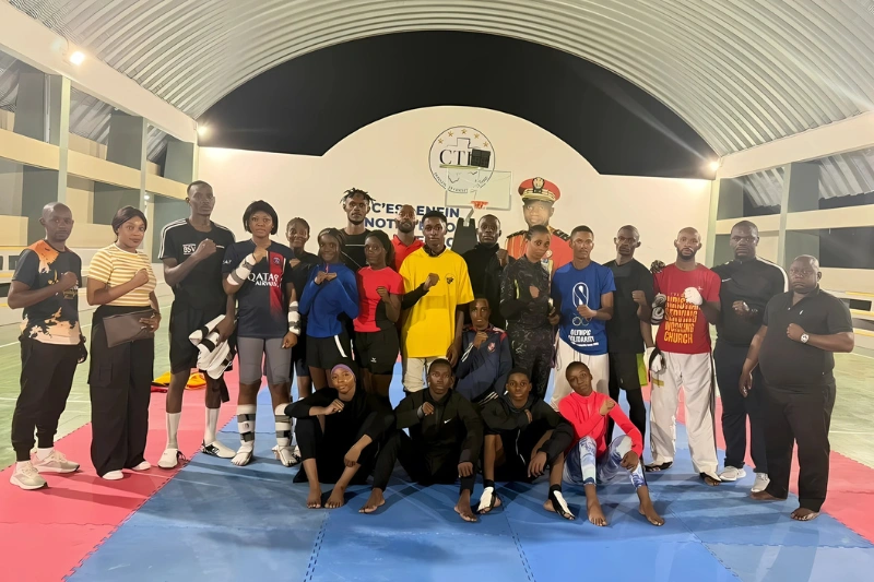 Les internationaux gabonais de Taekwondo