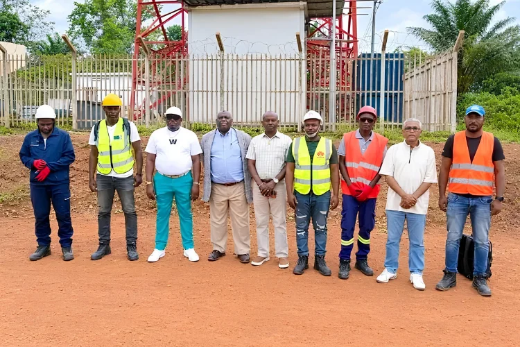 Lébamba : lancement des travaux de la fibre optique
