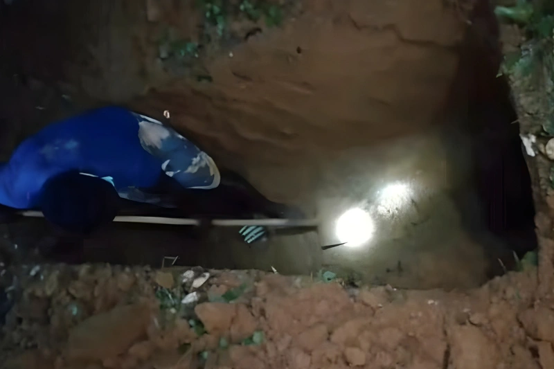 L’orpailleur a été inhumé à proximité du lieu de sa disparition