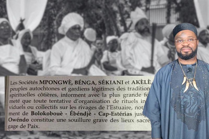Les communautés autochtones de Libreville face à Junior Xavier Ndong Ndong. © DR