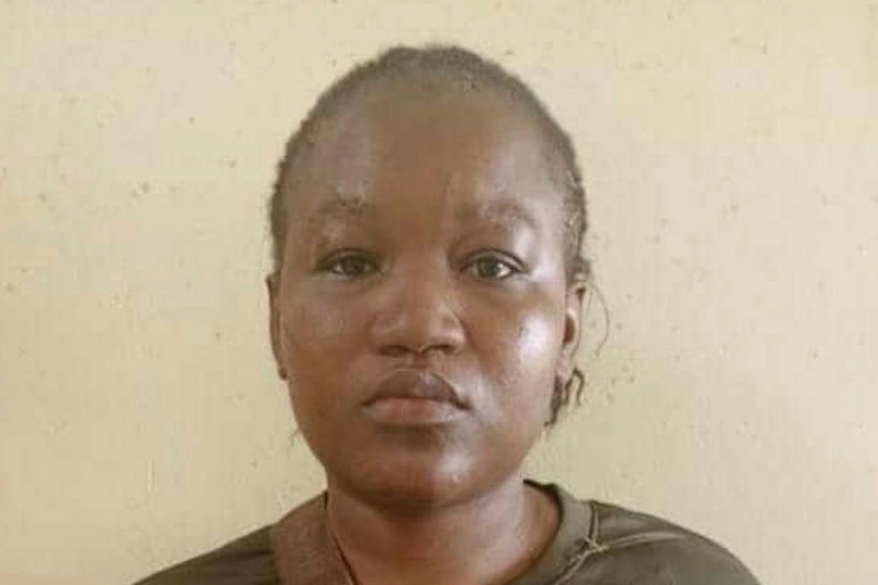 Stecinia Carlie Koumba médite sur son sort au pénitencier de Mouila. © DR