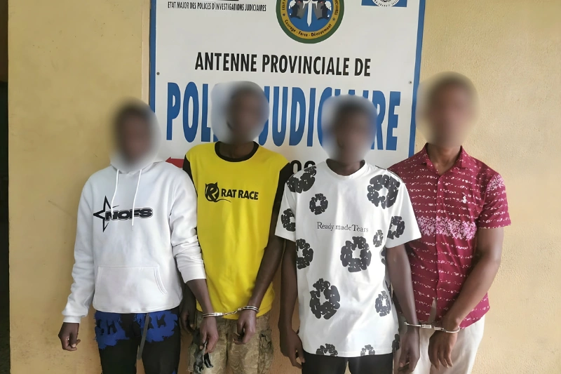 Les quatre agresseurs présumés du jeune homme à Franceville