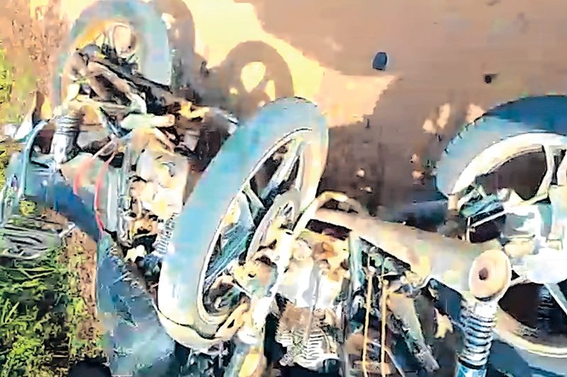 Collision de motos à Ndangui