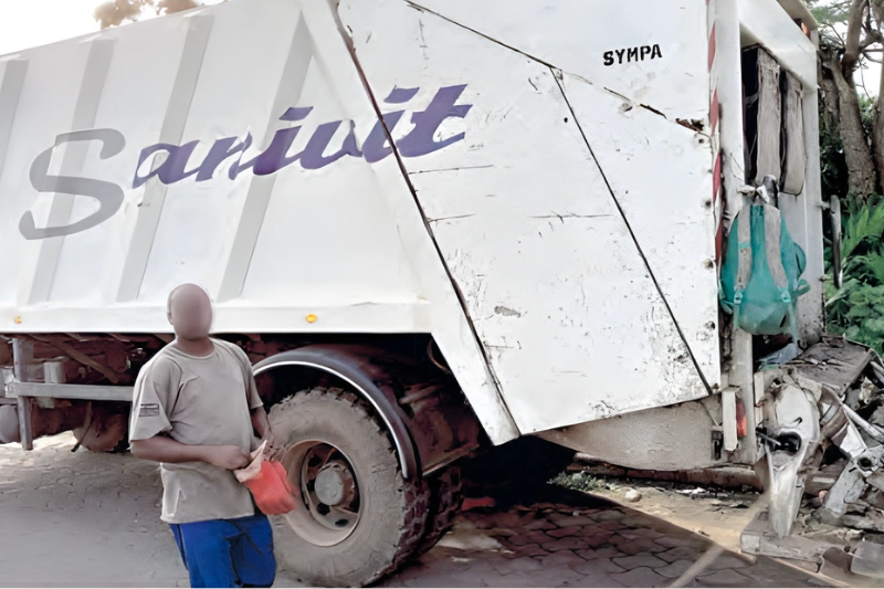 Owendo : la collecte des ordures au point mort