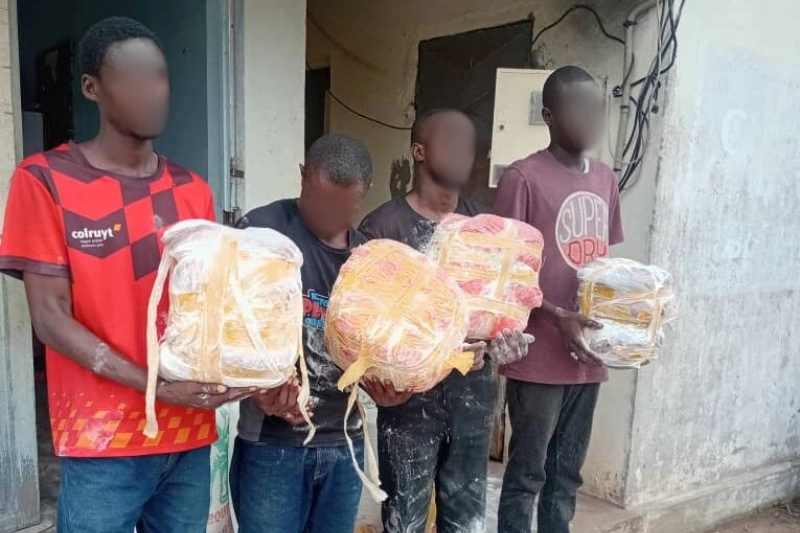 Les trafiquants de cannabis neutralisés brigade de gendarmerie de Léconi.