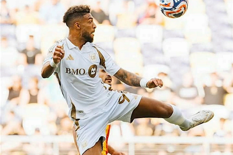 Denis Bouanga, l’attaquant gabonais du Los Angeles FC lors de la coupe du monde des clubs 2025. © DR