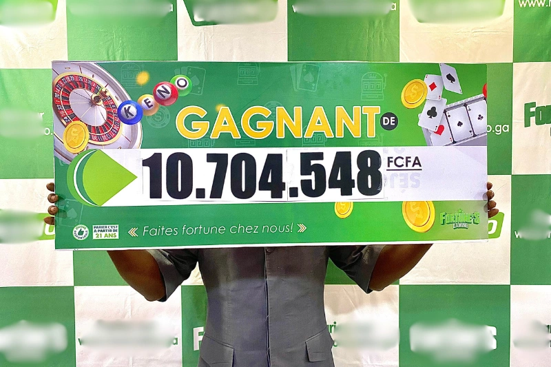 Fortune’s Gaming fait un millionnaire ! Le Jackpot National résonne sur tout le Gabon