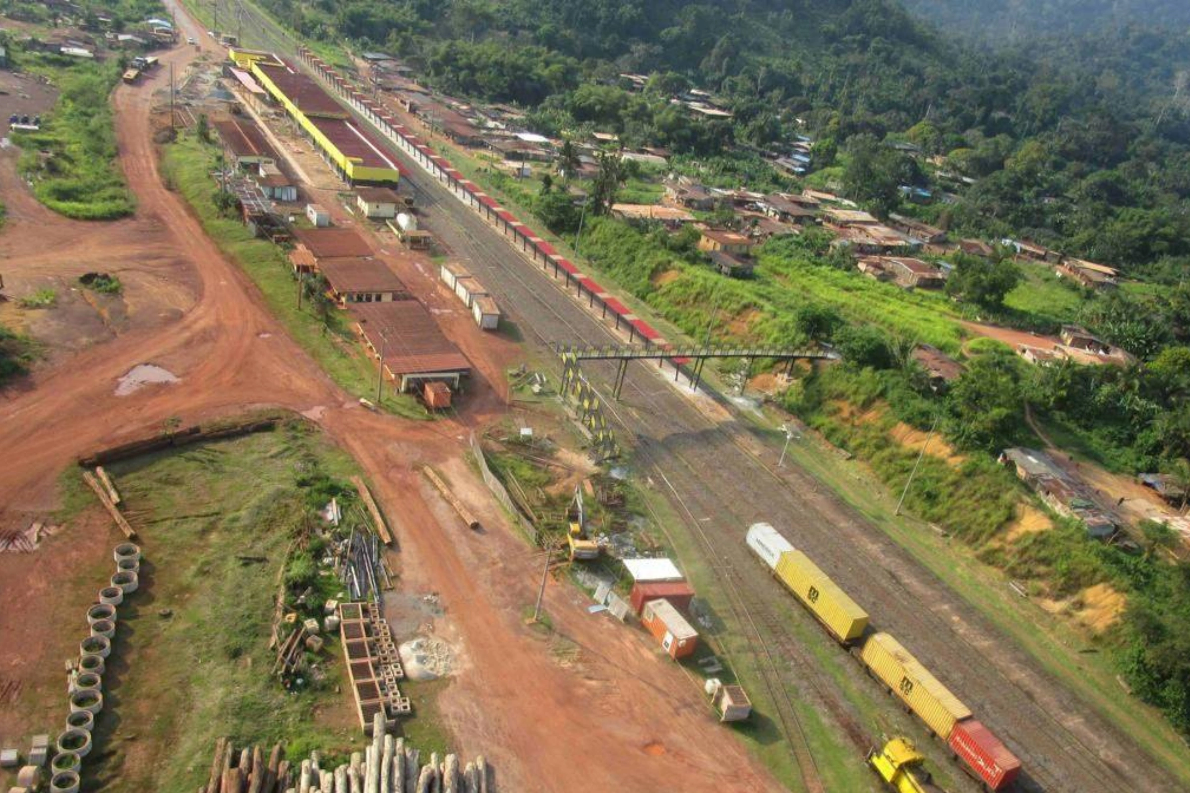 La gare de Lastoursville, la destination finale de la passagère décédée.