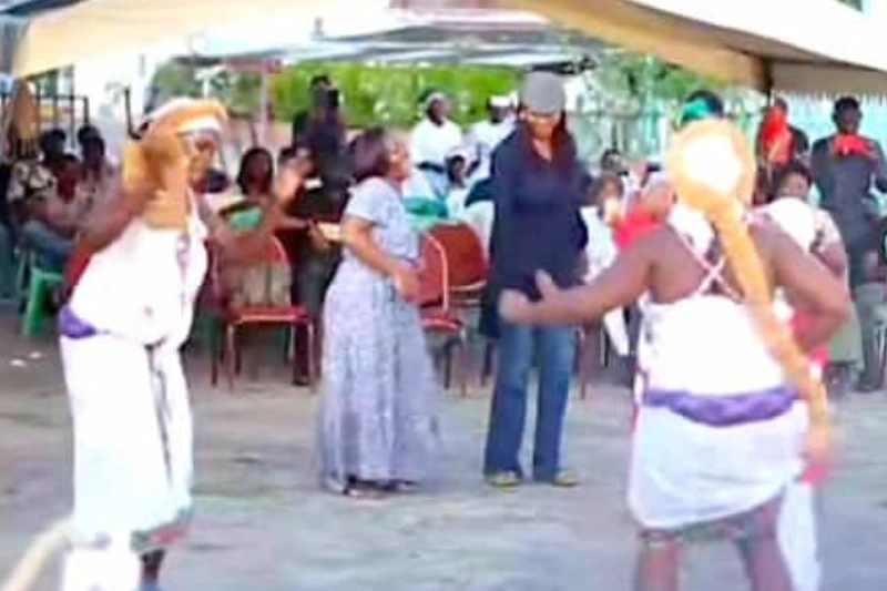 Une prestation lors de la journée internationale de la danse.