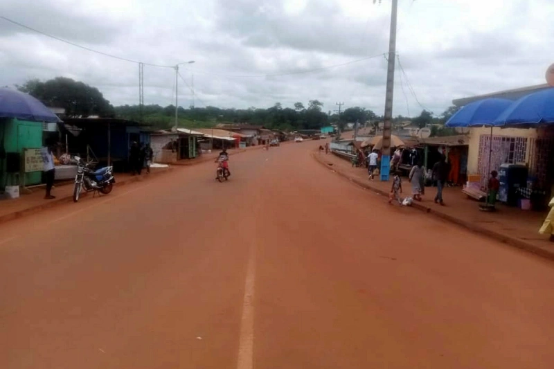 Un pan de la ville de Lébamba. ©Belzahs Aymar MAMBELA