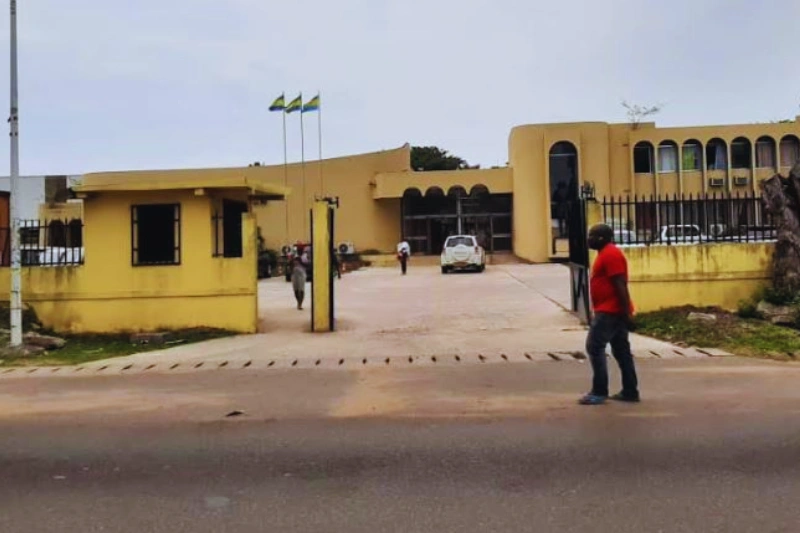 Le palais de justice de la capitale économique, où se tiennent les joutes oratoires. © DR