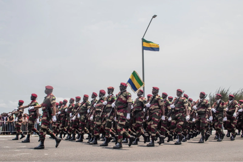Défilé de l'indépendance du Gabon le 17 aout 2025 à la place de l'indépendance le 17 aout 2025