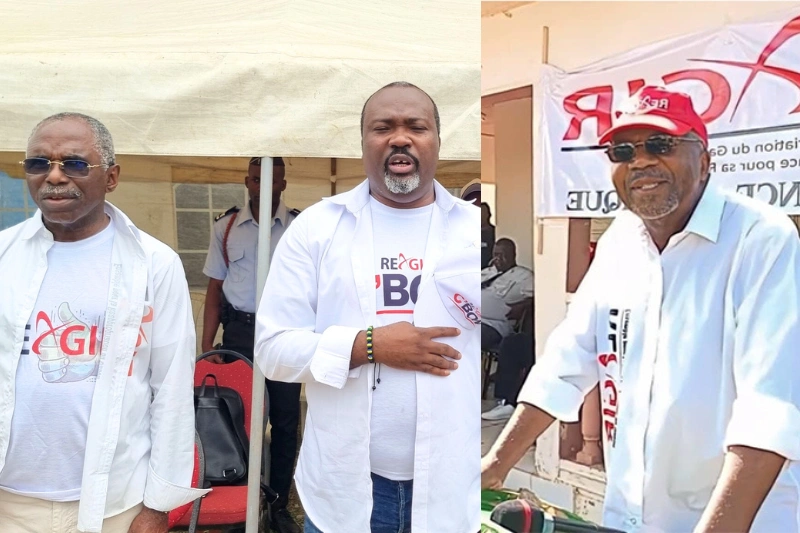 François Ndong Obiang, Persis Lionel Essono Ondo et Michel Ongoundou Loundah | DR