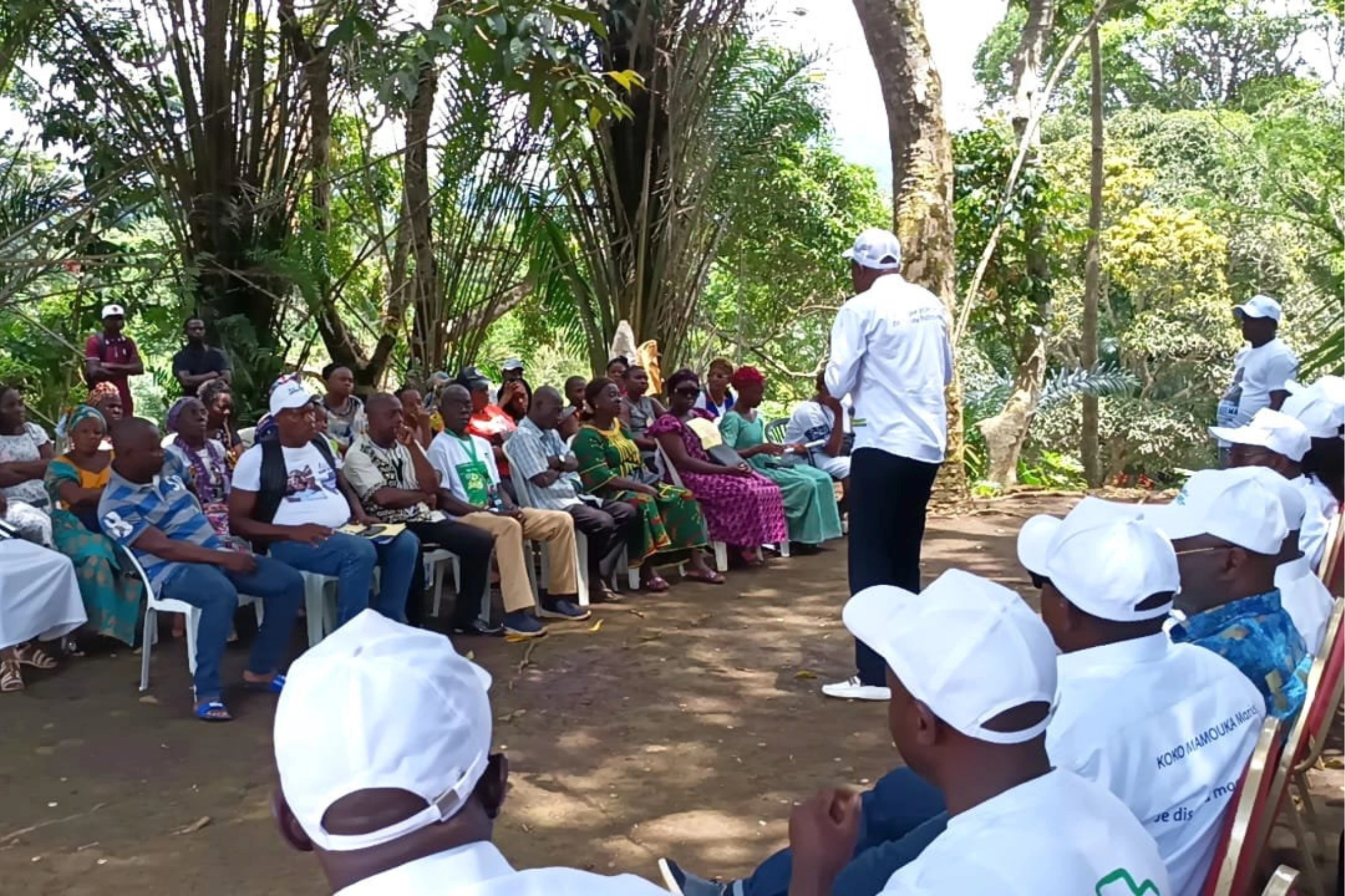 Au village Massango 2, le face à face est la stratégie de campagne  idéale pour toucher l'électorat .