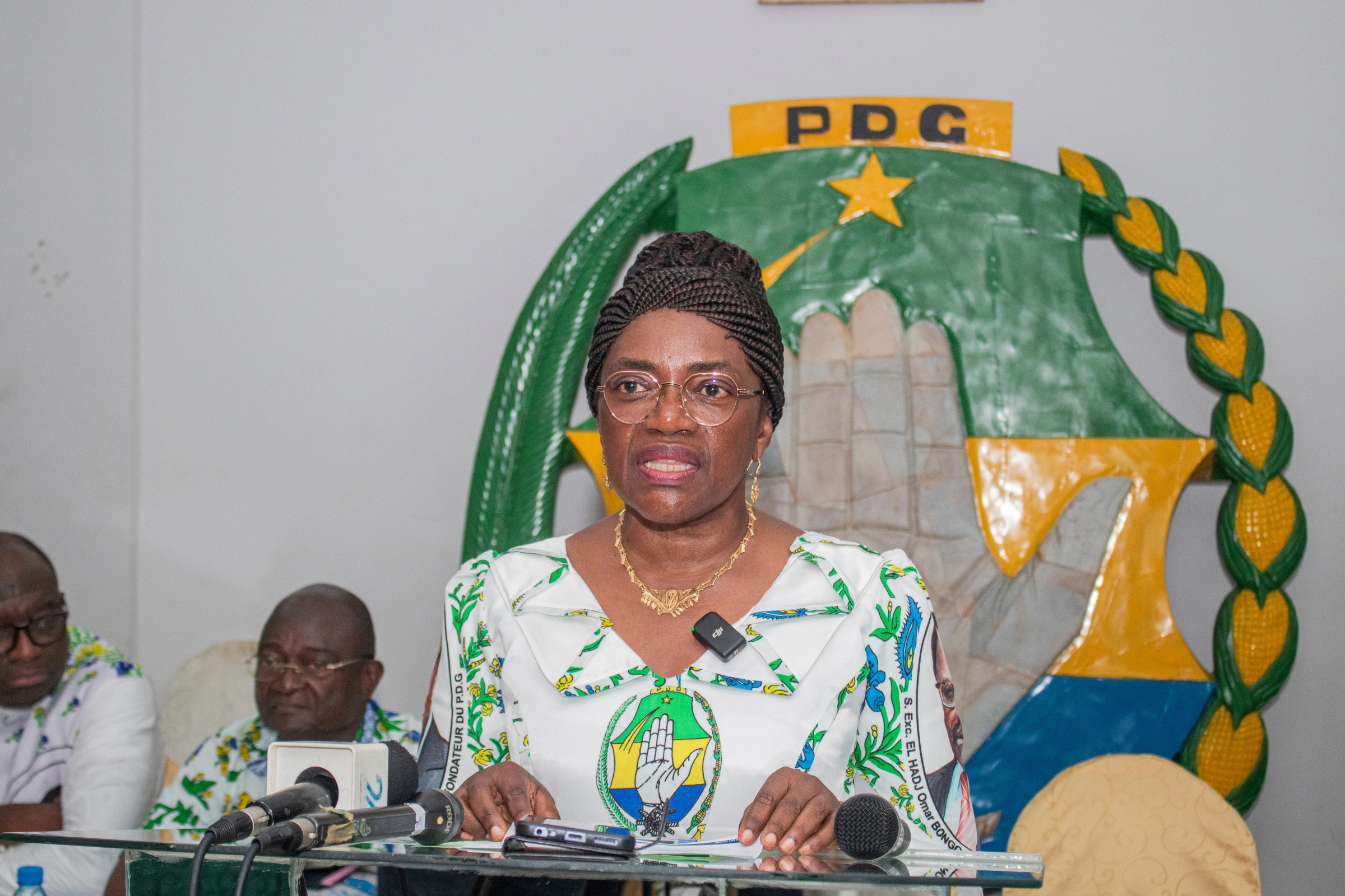 Déclaration d'Angélique Ngoma, Secretaire générale du PDG le 19 mars 2025