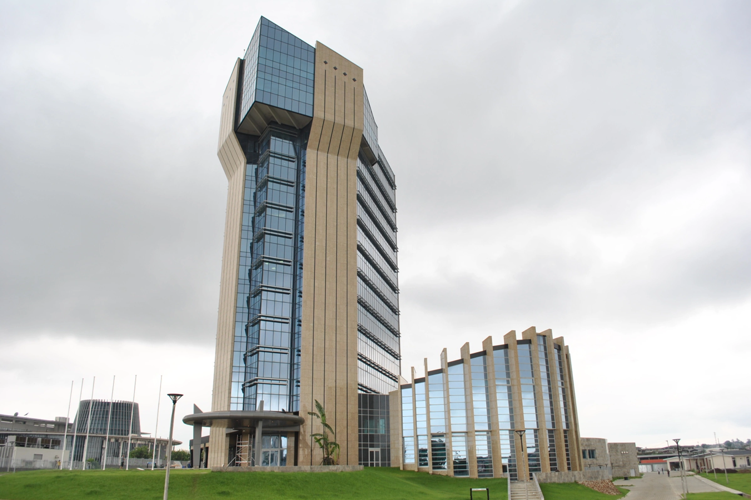 Le siège de la BEAC à Libreville.