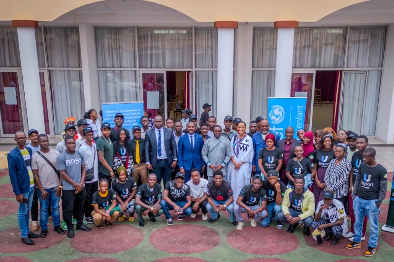 Après la rencontre avec la représentante résidente de l’Unicef.