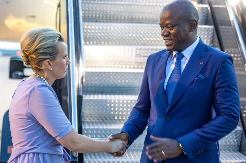 Arrivée du chef de l’Etat, Brice Clotaire Oligui Nguema à Washington DC. © DR